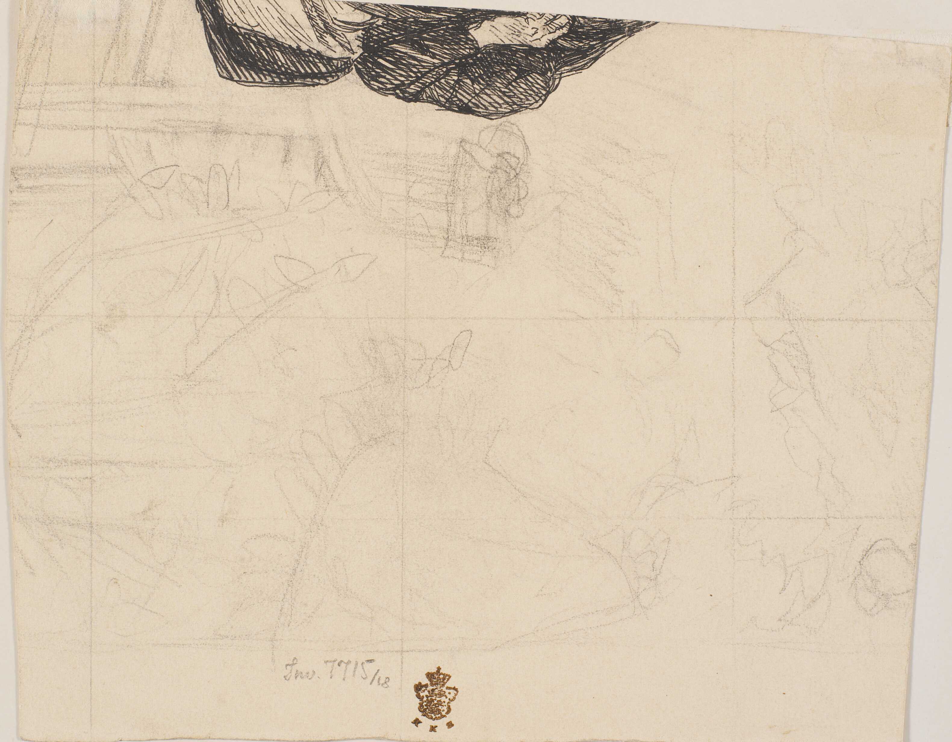 Højre side af gravkonen